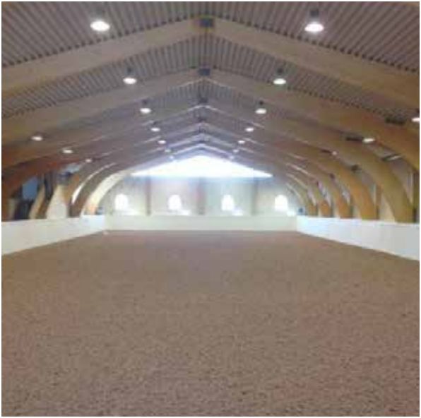 Floor with Fibers and Wax