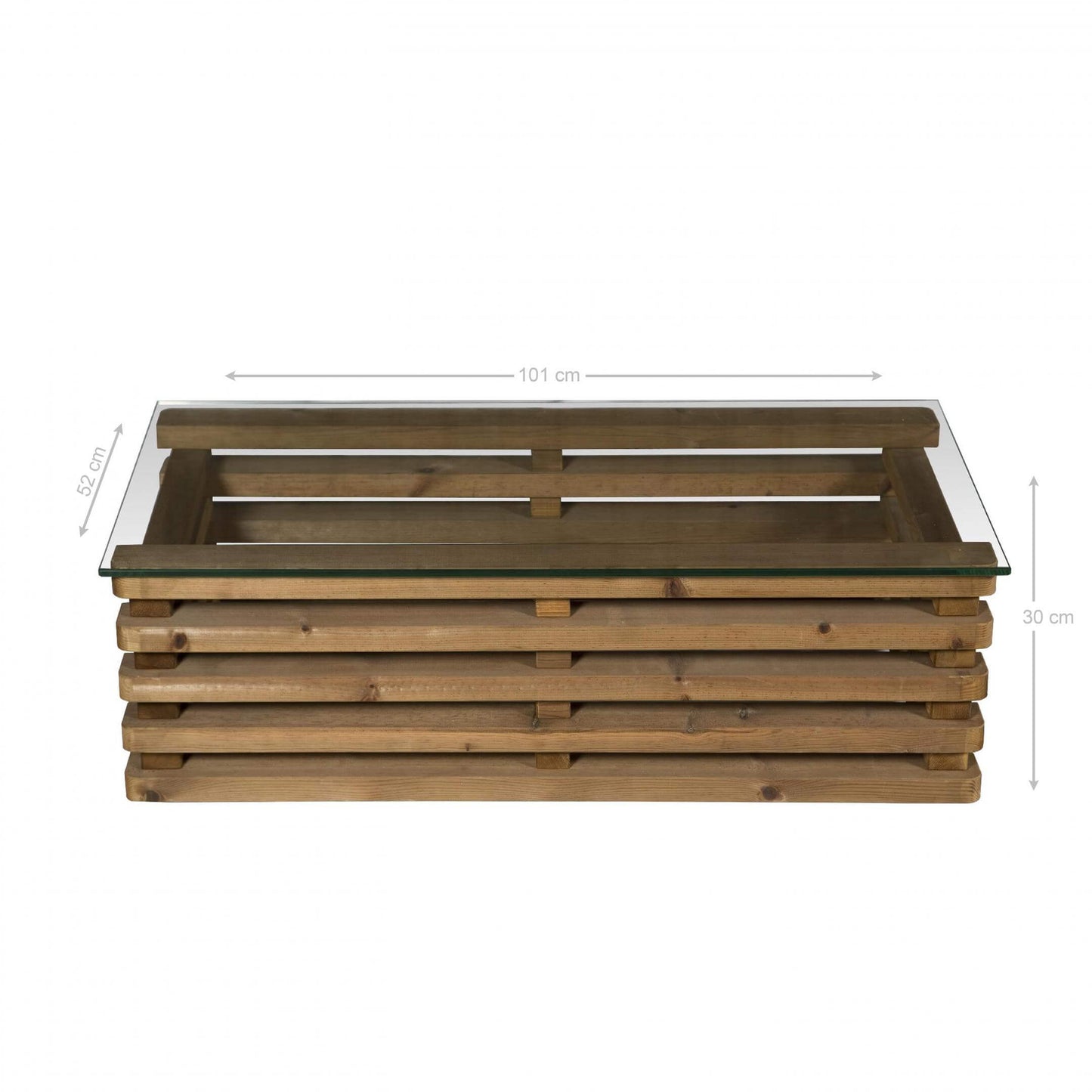 Mesa Auxiliar Relax - Tablero de Vidrio