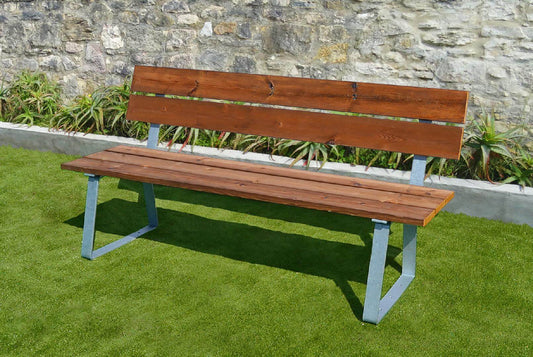Garden Bench With Back