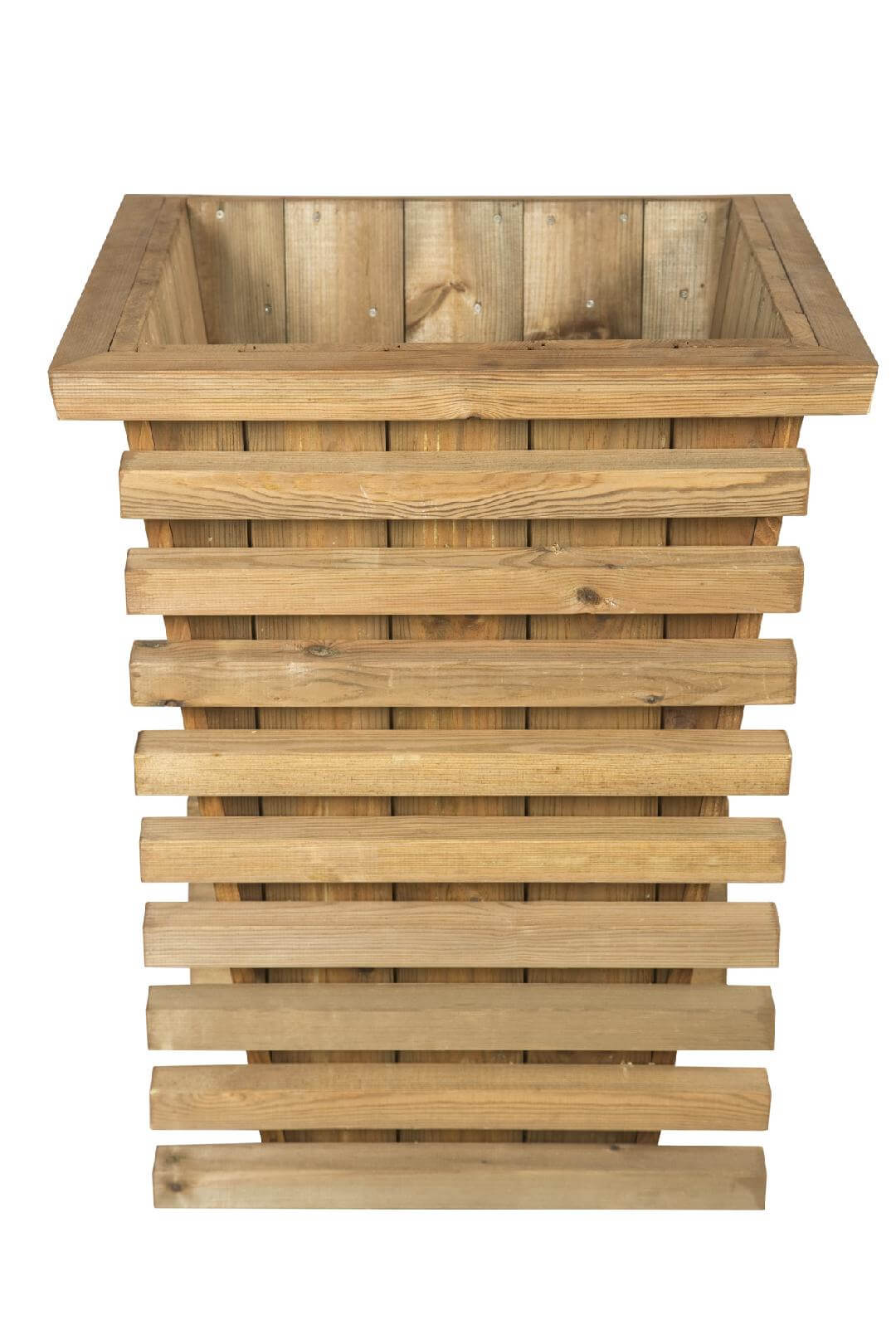 Caixote De Lixo Tratamento Em Castanho