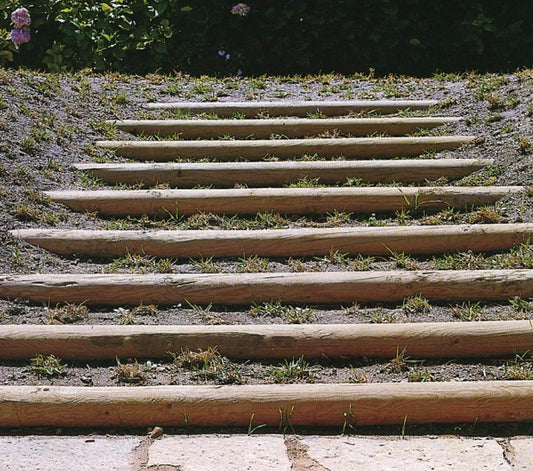 Treated Wood Steps