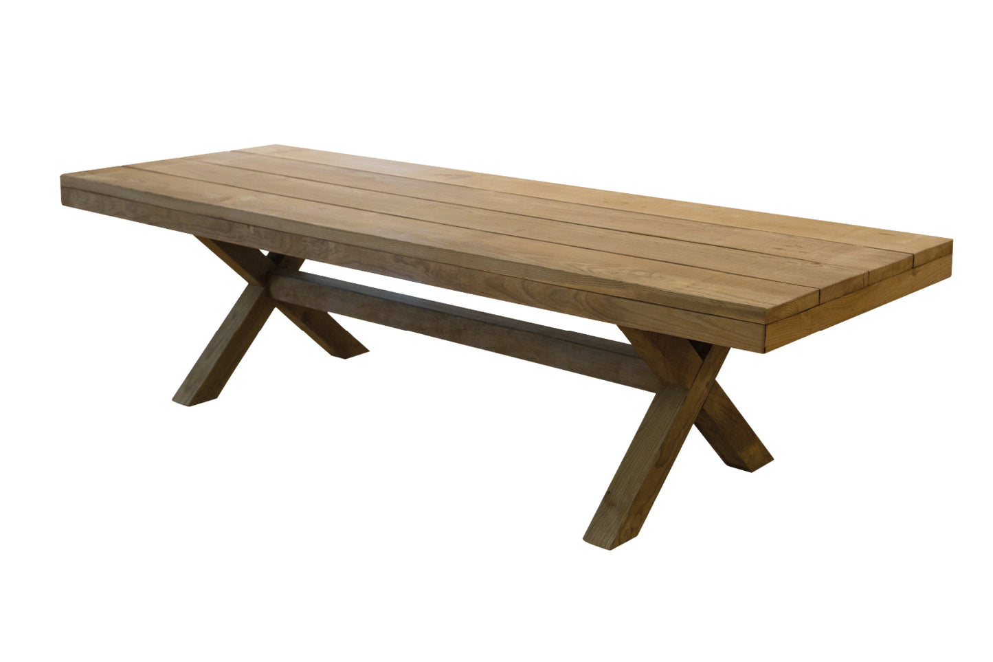 Table SudExpress pieds en X 2,00M (châtaigne)